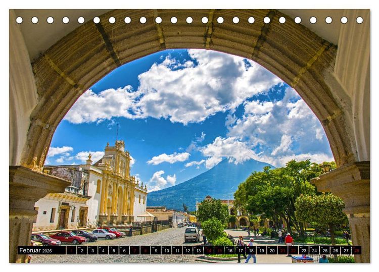 Produktbild: Guatemala - das Herz des Mayareiches (Tischkalender 2026 DIN A5 quer), CALVENDO Monatskalender