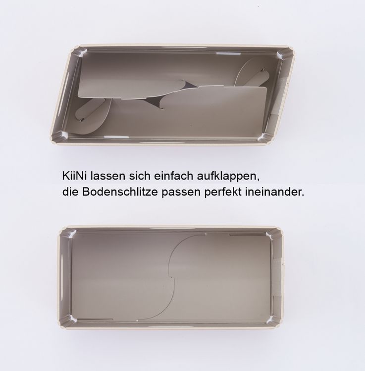 Produktbild: KiiNi Box S Dunkelbraun &ndash; Aufbewahrungsbox Holzoptik