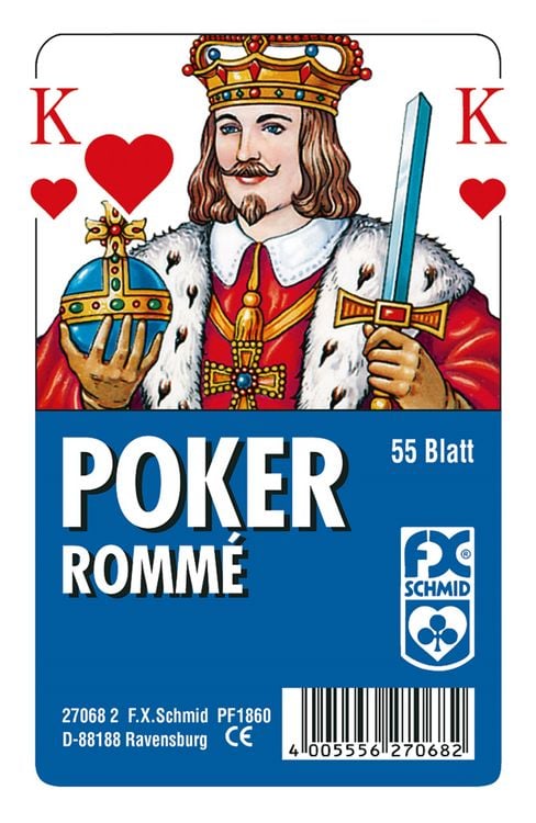 Produktbild: Poker/Romm&eacute; - Kartenspiel ab 8 Jahre