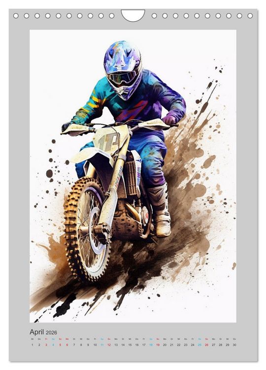 Produktbild: Xtreme Crossfire (Wandkalender 2026 DIN A4 hoch), CALVENDO Monatskalender