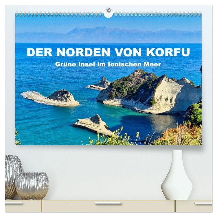 Produktbild: Der Norden von Korfu (hochwertiger Premium Wandkalender 2026 DIN A2 quer), Kunstdruck in Hochglanz
