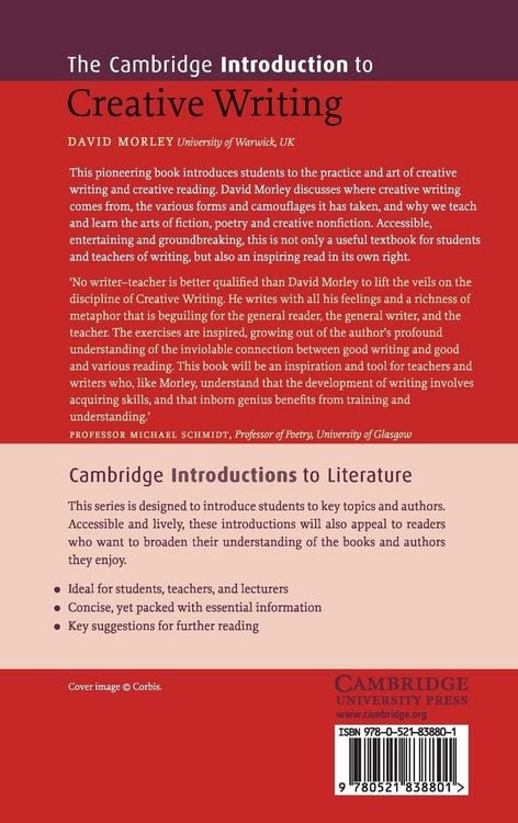 Produktbild: The Cambridge Introduction to Creative Writing