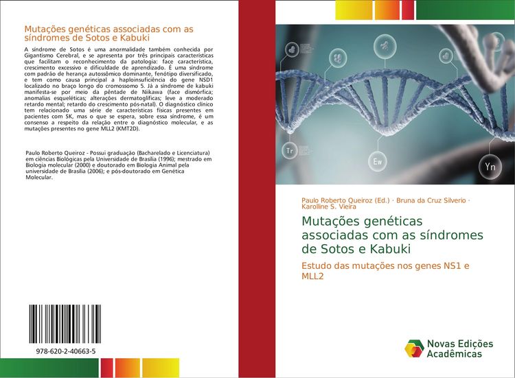 Produktbild: Muta&ccedil;&otilde;es gen&eacute;ticas associadas com as s&iacute;ndromes de Sotos e Kabuki