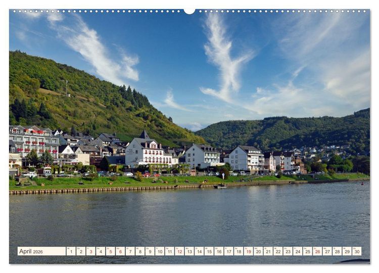 Produktbild: Ausflug an die Mosel (hochwertiger Premium Wandkalender 2026 DIN A2 quer), Kunstdruck in Hochglanz