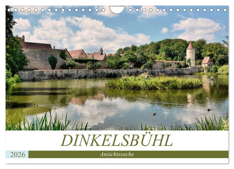 Produktbild: Dinkelsb&uuml;hl - Ansichtssache (Wandkalender 2026 DIN A4 quer), CALVENDO Monatskalender