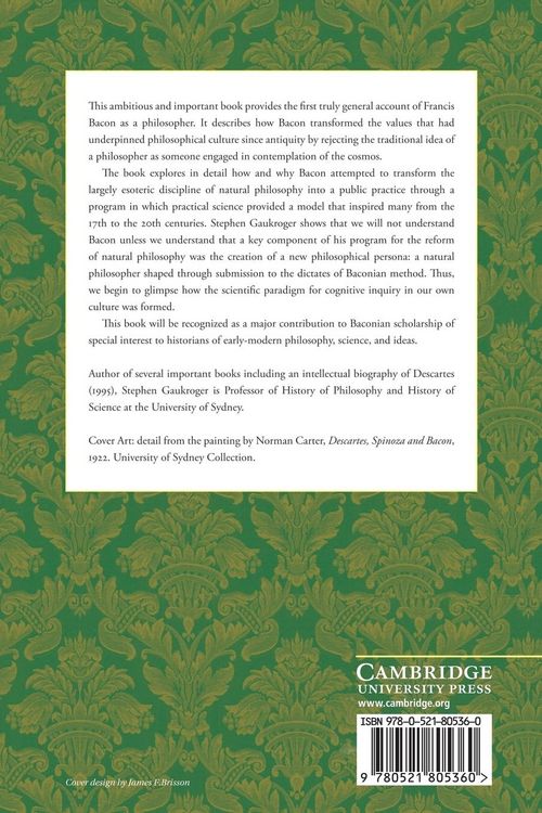 Produktbild: Francis Bacon and the Transformation of Early-Modern Philosophy