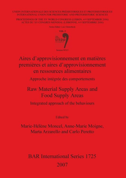 Produktbild: Aires d'approvisionnement en mati&egrave;res premi&egrave;res et aires d'approvisionnement en ressources alimentaires/Raw Material Supply Areas and Food Supply Area