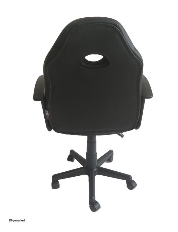 Produktbild: HTI-Living Schreibtischstuhl Junior h&ouml;henverstellbar ergonomischer Drehstuhl Schwarz-Rot