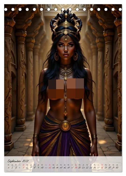 Produktbild: G&ouml;ttinnen der &Auml;gypter (Tischkalender 2027 DIN A5 hoch), CALVENDO Monatskalender