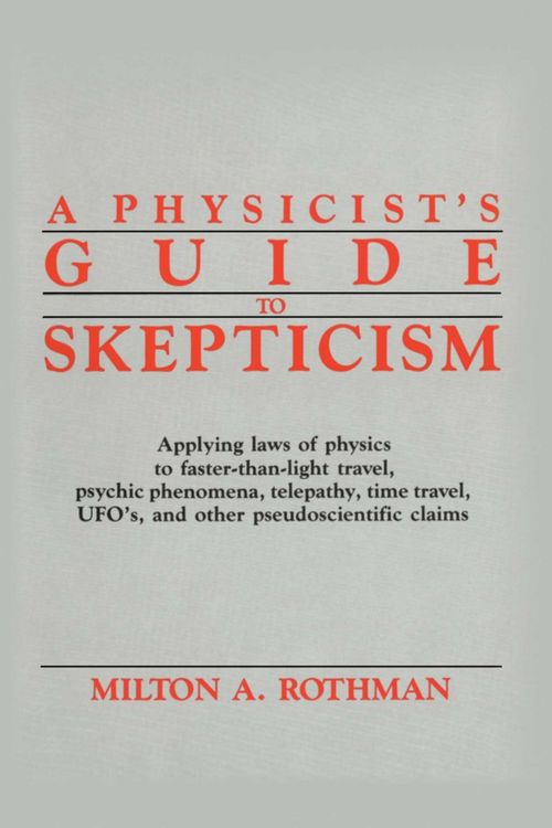 Produktbild: A Physicist's Guide to Skepticism