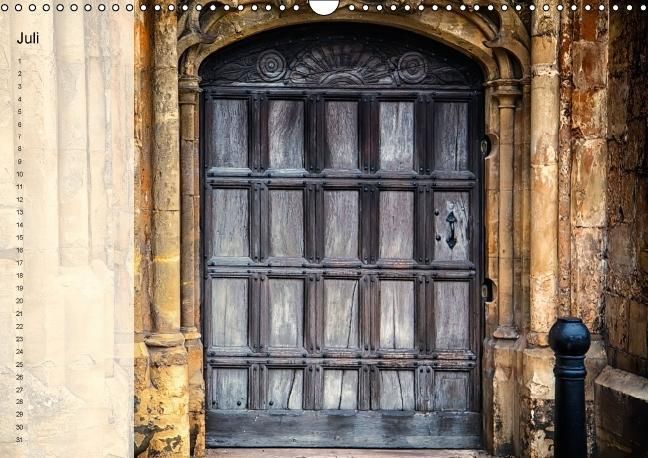 Produktbild: Historische T&uuml;ren aus England / Geburtstagskalender (Wandkalender immerw&auml;hrend DIN A3 quer)