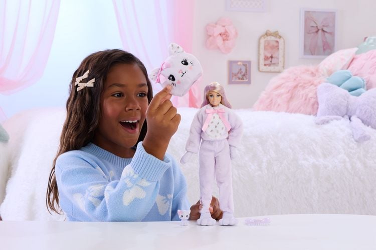 Produktbild: Barbie Cutie Reveal Sweet Bows - Lila K&auml;tzchen