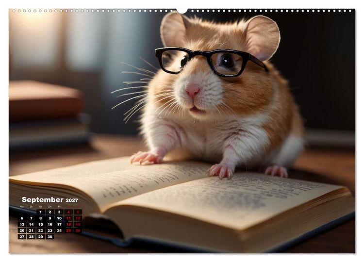 Produktbild: Hamstertage (Wandkalender 2027 DIN A2 quer), CALVENDO Monatskalender