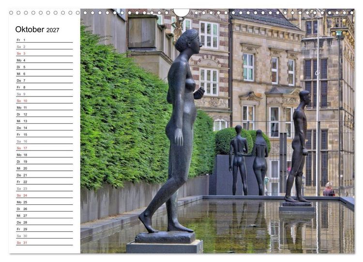 Produktbild: Bremen ganz nah (Wandkalender 2027 DIN A3 quer), CALVENDO Monatskalender