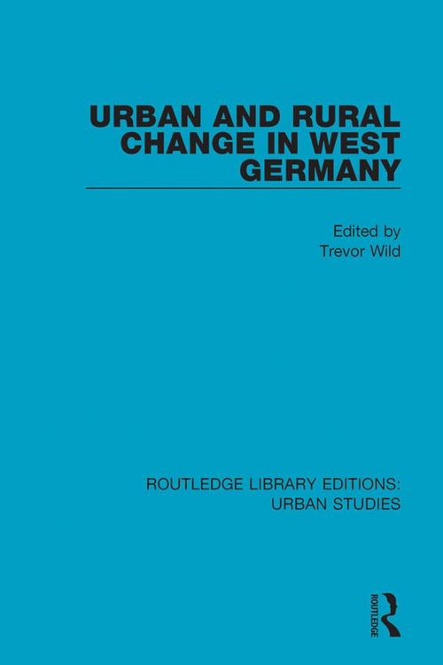 Produktbild: Urban and Rural Change in West Germany