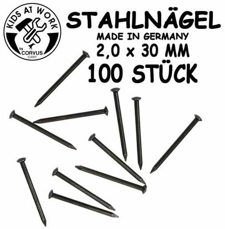 Produktbild: Ids at work: Stahln&auml;gel, 100 Stk.