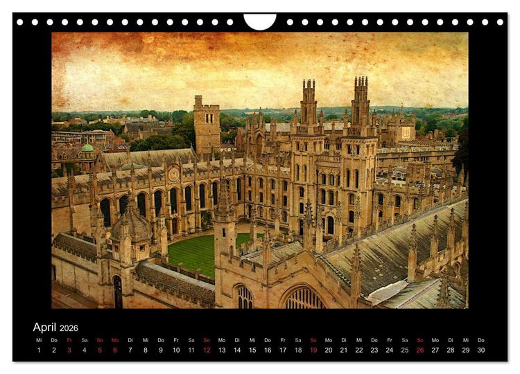 Produktbild: Englands Burgen und Schl&ouml;sser 2026 (Wandkalender 2026 DIN A4 quer), CALVENDO Monatskalender