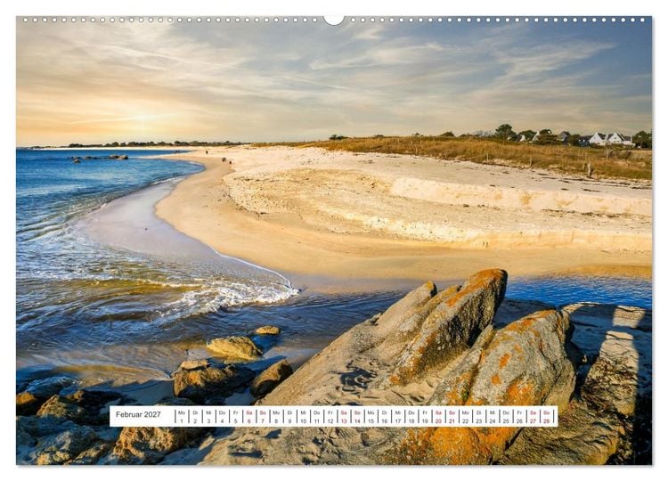 Produktbild: Die Sonne der Bretagne &ndash; Zwischen Himmel und Erde (hochwertiger Premium Wandkalender 2027 DIN A2 quer), Kunstdruck in Hochglanz