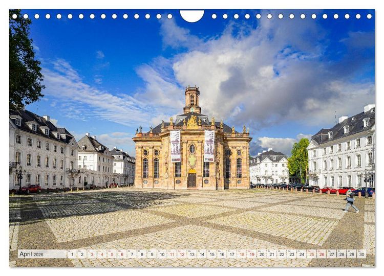 Produktbild: Saarbr&uuml;cken Impressionen (Wandkalender 2026 DIN A4 quer), CALVENDO Monatskalender