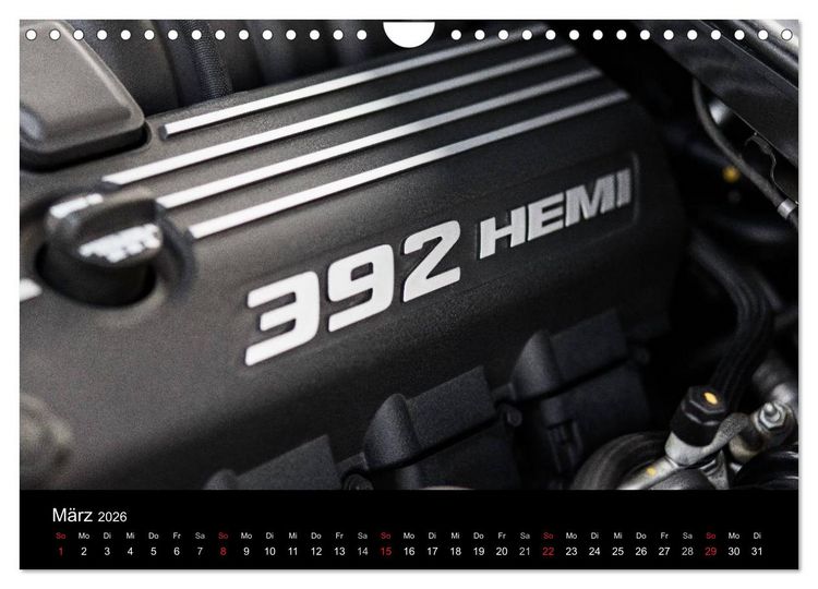 Produktbild: Dodge Challenger SRT8 (Wandkalender 2026 DIN A4 quer), CALVENDO Monatskalender