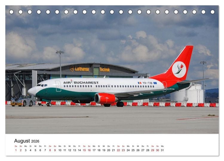 Produktbild: Flugzeuge aller Art (Tischkalender 2026 DIN A5 quer), CALVENDO Monatskalender