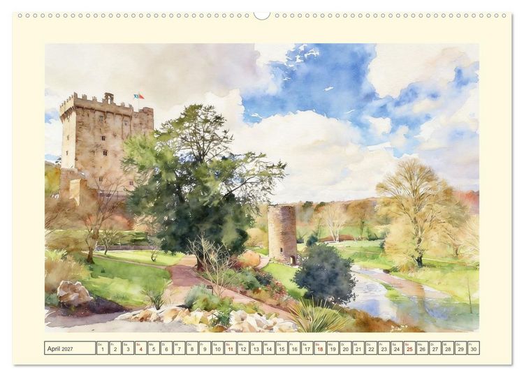 Produktbild: Irland - Spektakul&auml;re Natur und Geschichte (hochwertiger Premium Wandkalender 2027 DIN A2 quer), Kunstdruck in Hochglanz