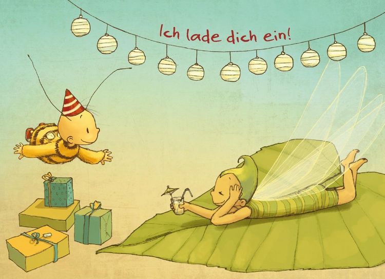 Produktbild: Die kleine Hummel Bommel &ndash; Einladungskarten