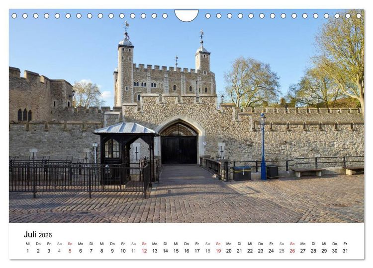 Produktbild: LONDON Willkommen in der Weltstadt (Wandkalender 2026 DIN A4 quer), CALVENDO Monatskalender