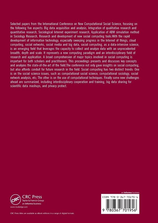 Produktbild: Computational Social Science