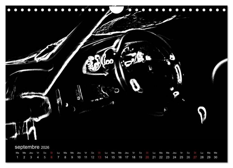 Produktbild: 911 Lignes (Calendrier mural 2026 DIN A4 vertical), CALVENDO calendrier mensuel
