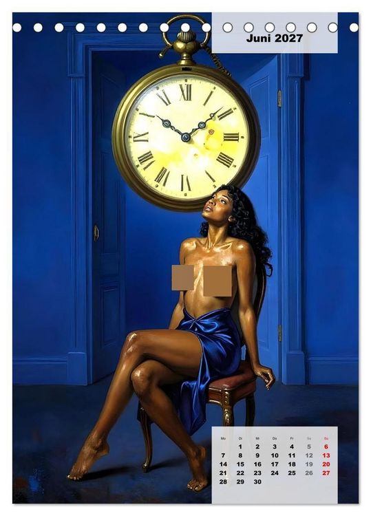 Produktbild: Entbl&ouml;&szlig;te Epochen &ndash; Surrealismus (Tischkalender 2027 DIN A5 hoch), CALVENDO Monatskalender