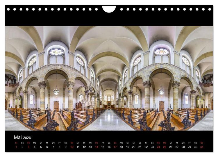 Produktbild: Kapellen, Kirchen und Kathedralen 2026 (Wandkalender 2026 DIN A4 quer), CALVENDO Monatskalender