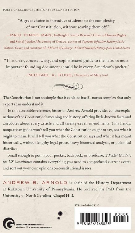 Produktbild: A Pocket Guide to the US Constitution