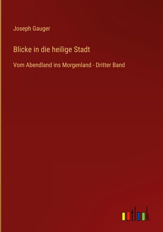 Produktbild: Blicke in die heilige Stadt