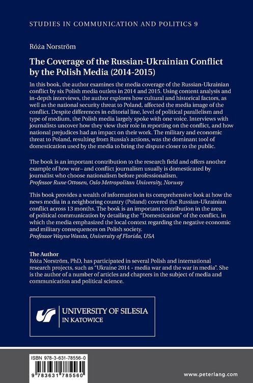Produktbild: The Coverage of the Russian-Ukrainian Conflict by the Polish Media (2014-2015)