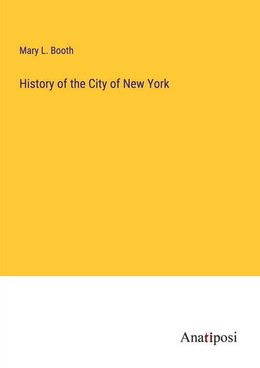 Produktbild: History of the City of New York