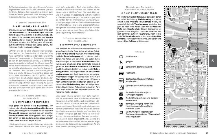 Produktbild: In einer Stadt vor unserer Zeit - 10 Spazierg&auml;nge durch die Geschichte von Regensburg