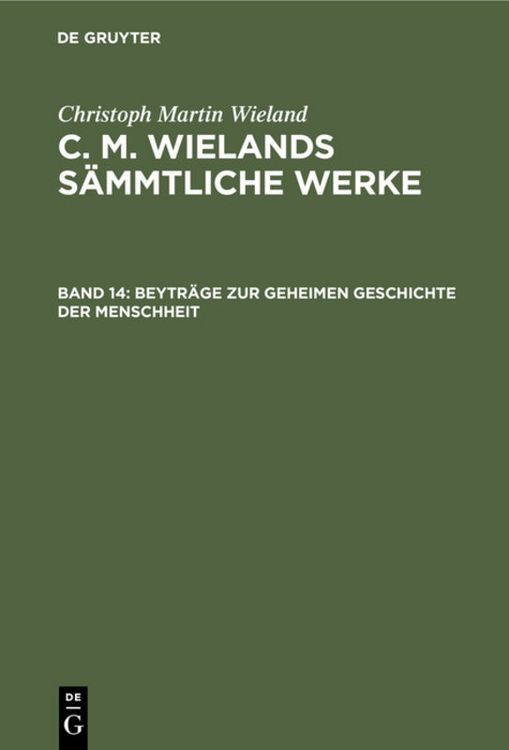 Produktbild: Beytr&auml;ge zur geheimen Geschichte der Menschheit