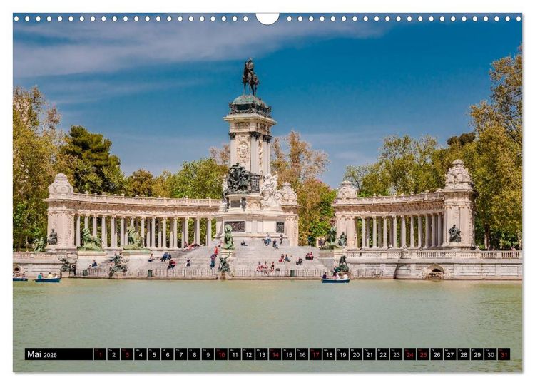 Produktbild: Madrid entdecken (Wandkalender 2026 DIN A3 quer), CALVENDO Monatskalender