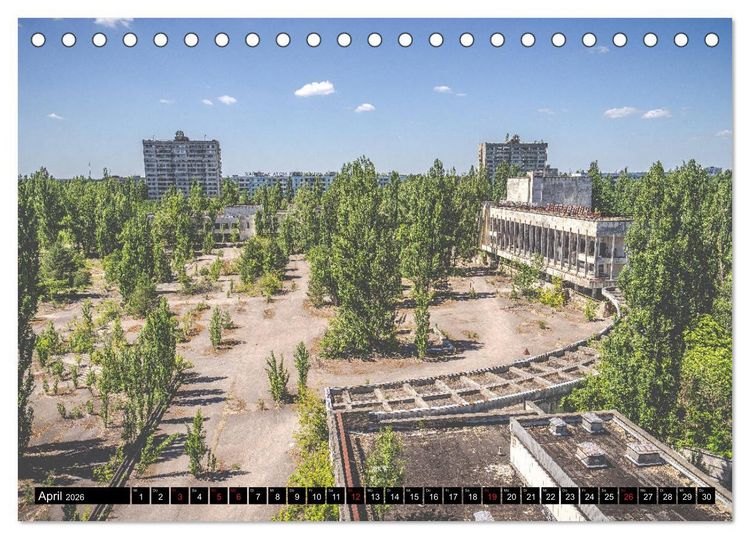 Produktbild: Chernobyl/Prypjat 2026 (Tischkalender 2026 DIN A5 quer), CALVENDO Monatskalender