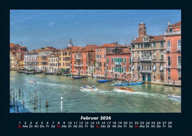 Produktbild: Venedig 2026 Fotokalender DIN A4