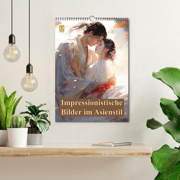 Produktbild: Impressionistische Bilder im Asienstil (Wandkalender 2026 DIN A3 hoch), CALVENDO Monatskalender