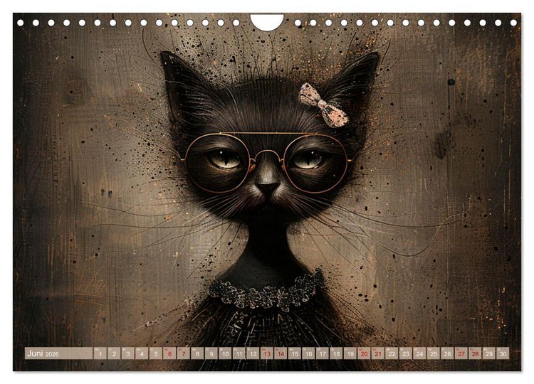 Produktbild: Miau-velous Momente (Wandkalender 2026 DIN A4 quer), CALVENDO Monatskalender