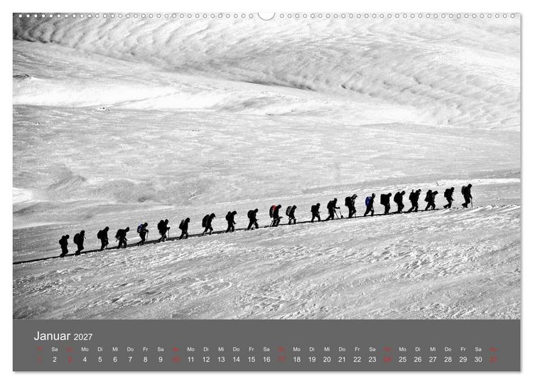 Produktbild: Bergsteigen - Extremsport am Limit (Wandkalender 2027 DIN A2 quer), CALVENDO Monatskalender