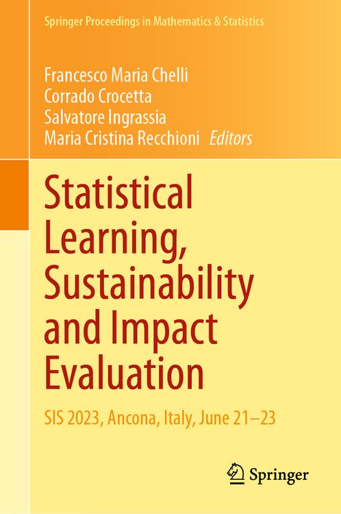 Produktbild: Statistical Learning, Sustainability and Impact Evaluation