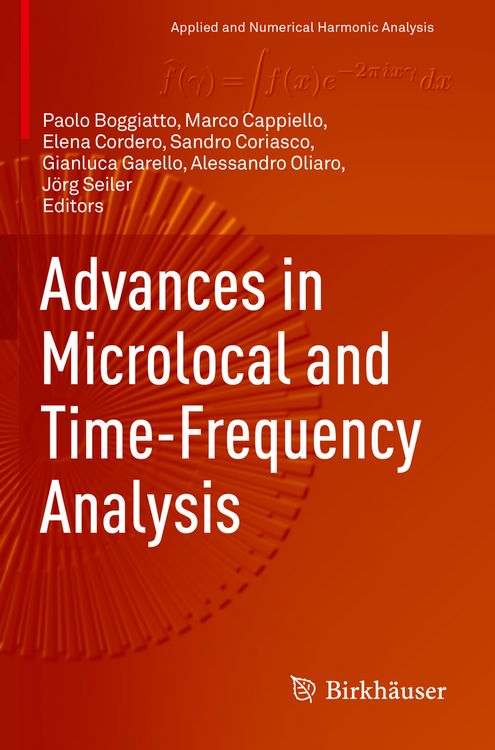 Produktbild: Advances in Microlocal and Time-Frequency Analysis