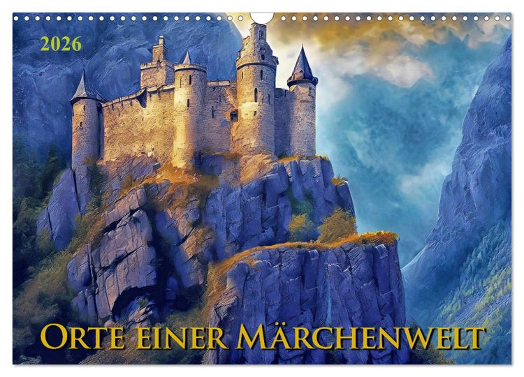 Produktbild: Orte einer M&auml;rchenwelt (Wandkalender 2026 DIN A3 quer), CALVENDO Monatskalender