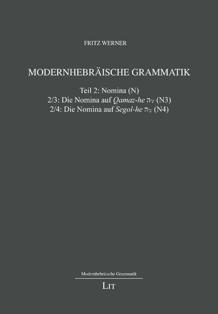 Produktbild: Werner, F: Modernhebr&auml;ische Grammatik 2
