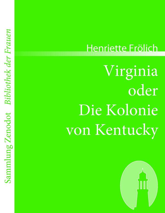 Produktbild: Virginia oder Die Kolonie von Kentucky