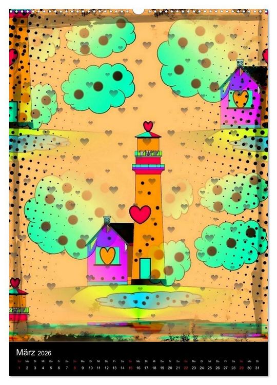 Produktbild: Pop ist auch eine ART von Nico Bielow (hochwertiger Premium Wandkalender 2026 DIN A2 hoch), Kunstdruck in Hochglanz